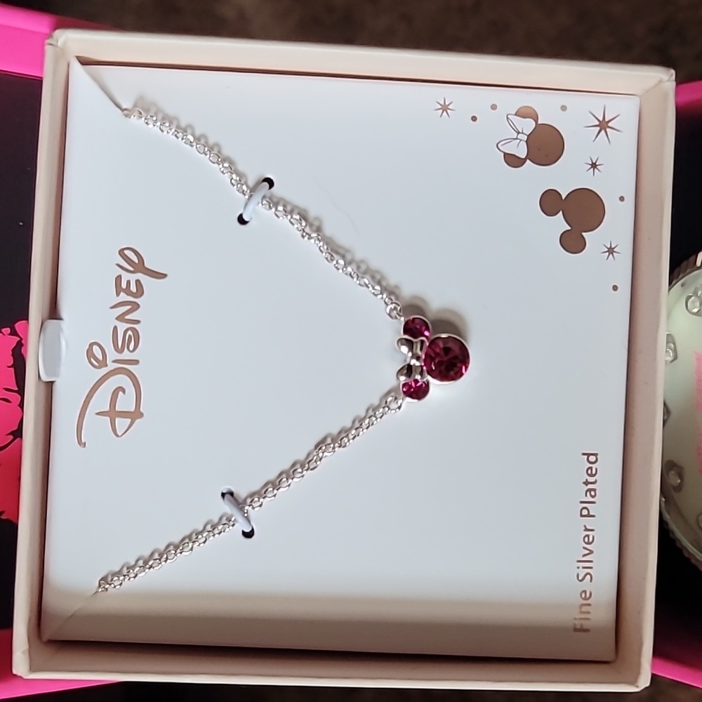 Disney Minnie Mouse Necklace Disney Minnie Mouse Necklace Disney Minnie Mouse Ne - Picture 6 of 17